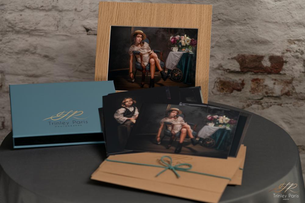 Collection passe partout bois 1 et tirages en boite et enveloppe